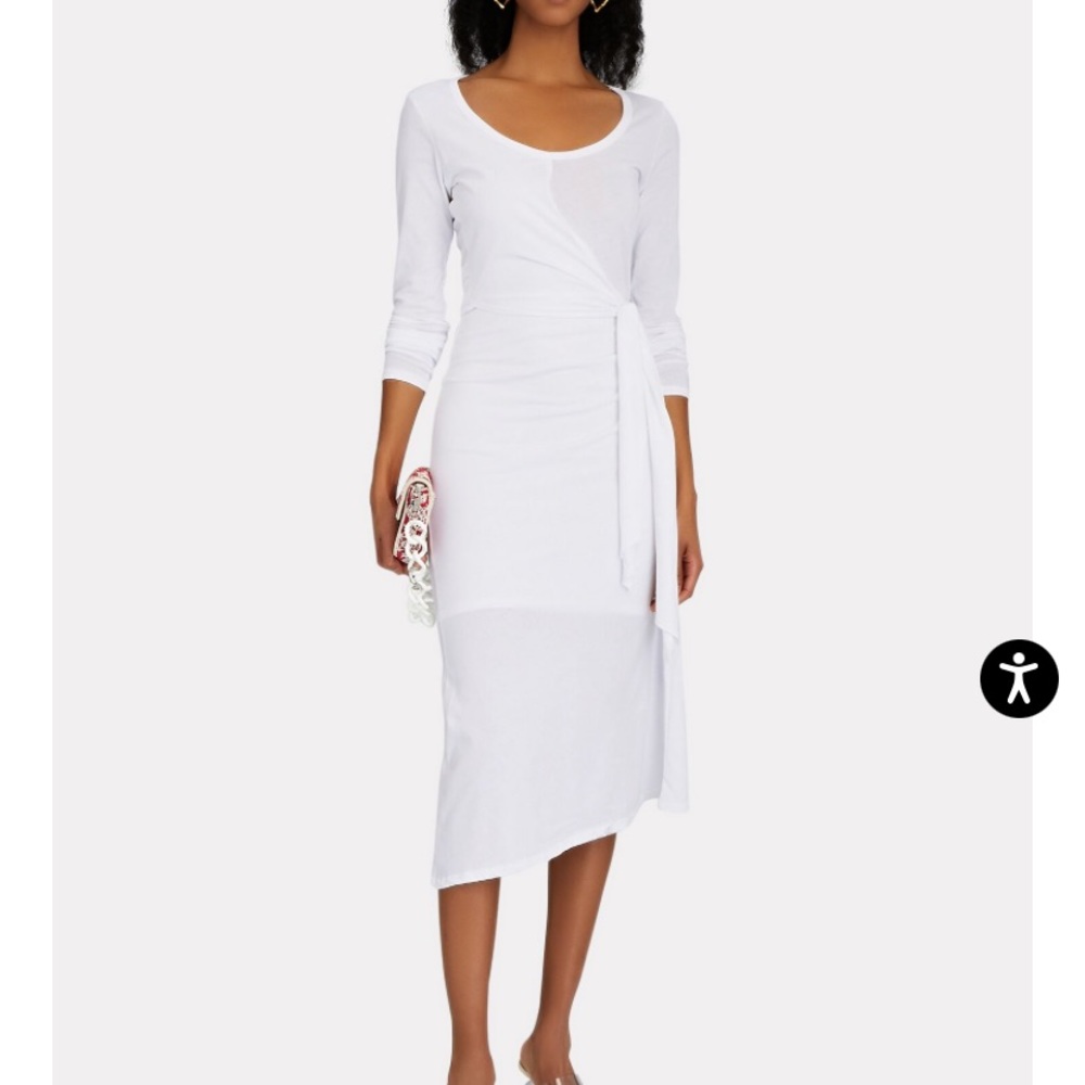 JONATHAN SIMKHAI STANDARD
Willow Jersey Tie-Waist Midi Dress